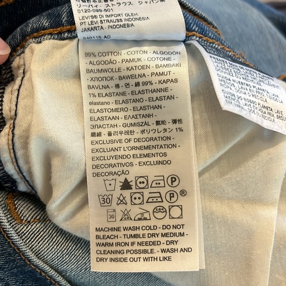 Levi’s Premium Ribcage Straight Ankle Jive Swing NWOT - Picture 9 of 10